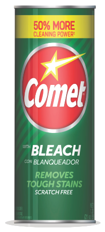 Comet Powder with Bleach, 21 oz can